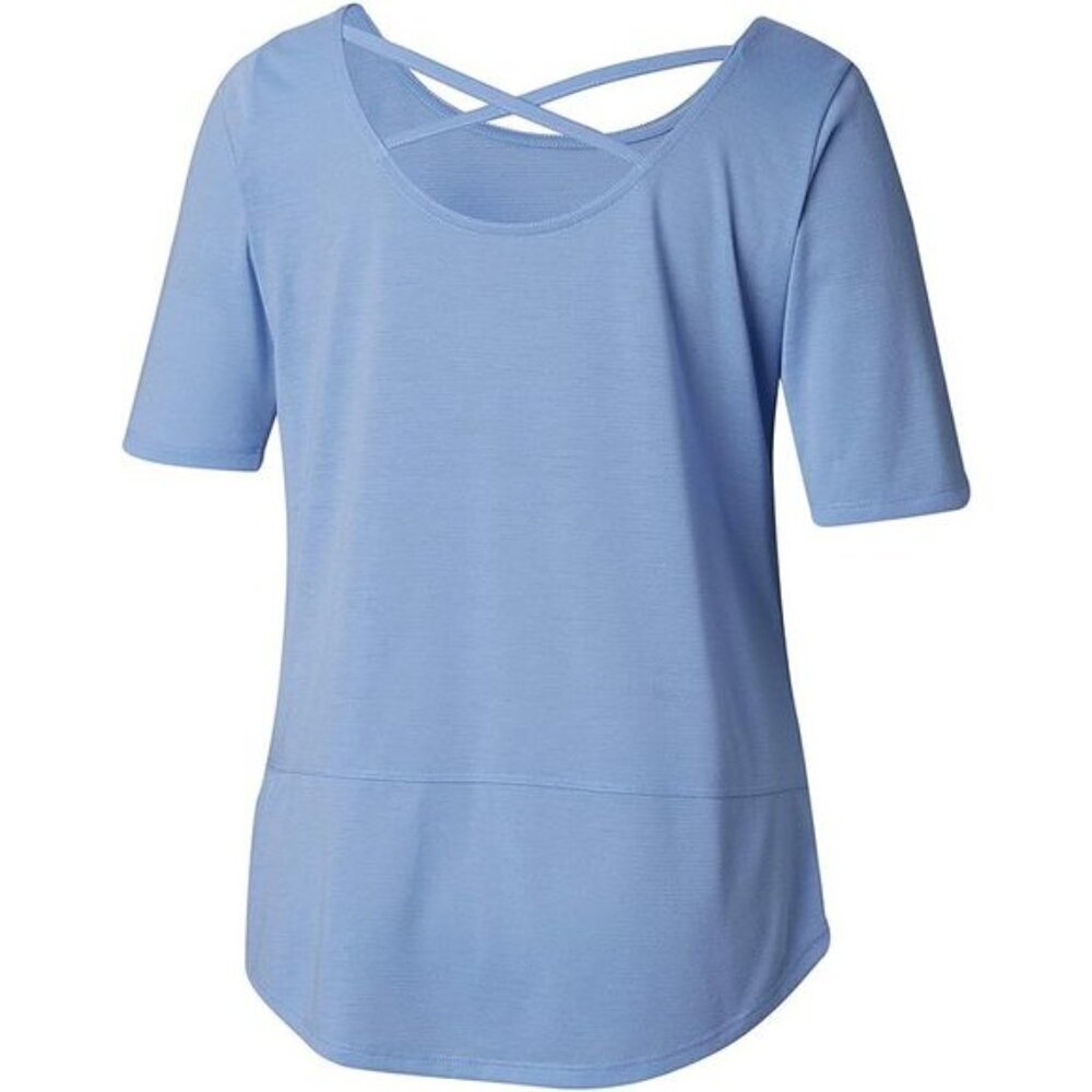 Columbia Anytime Casual Short Sleeve Jersey Women's Athletic T-shirt Sz XL - Picture 2 of 8